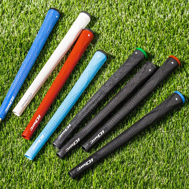 TPE golf club grip in multiple colour options including pink, red, blue, white, and black variants