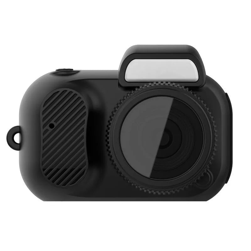 Black Y3000 HD compact sports camera with small display screen on a textured background.