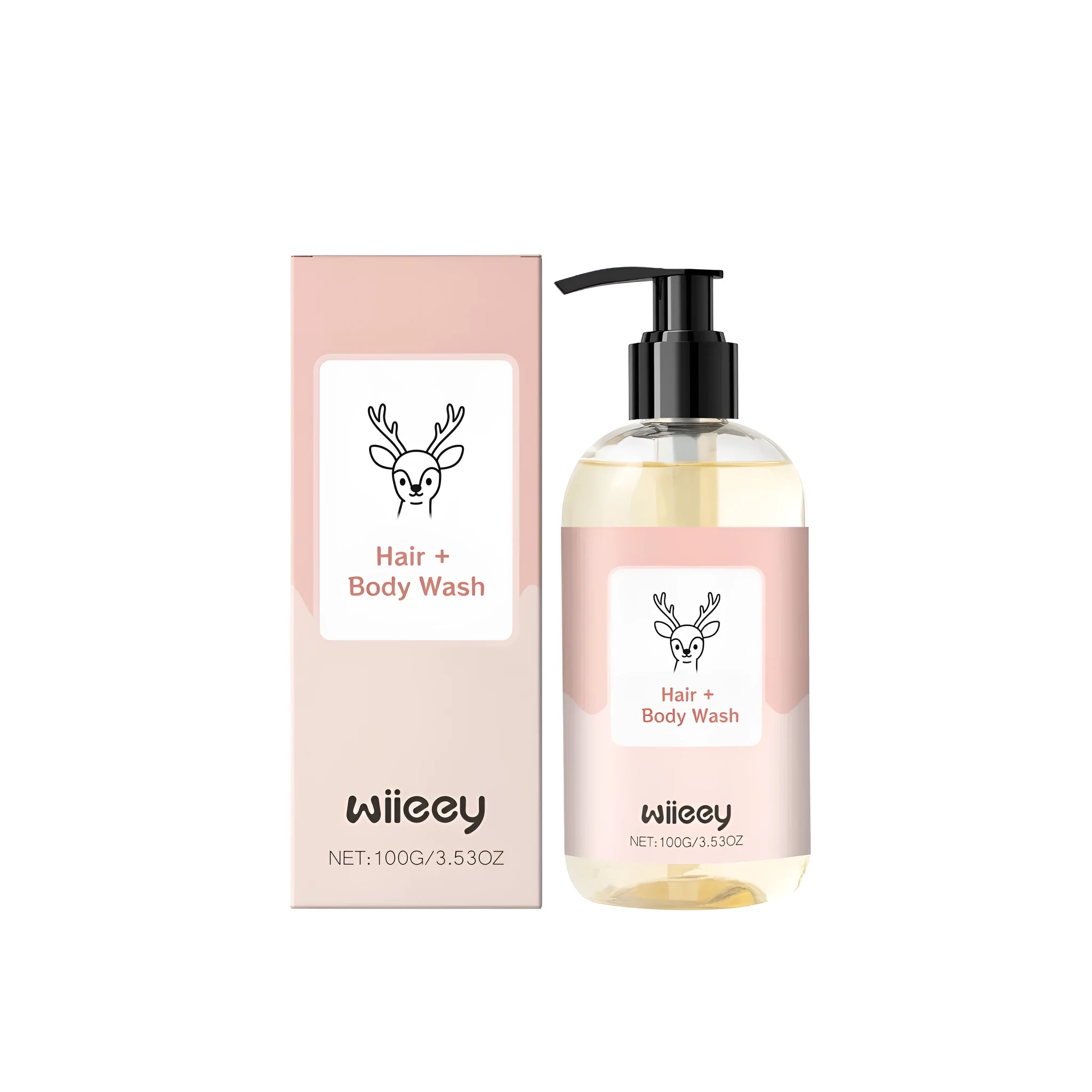A 100g bottle of low sensitivity two-in-one bath and shower gel with oat extract.