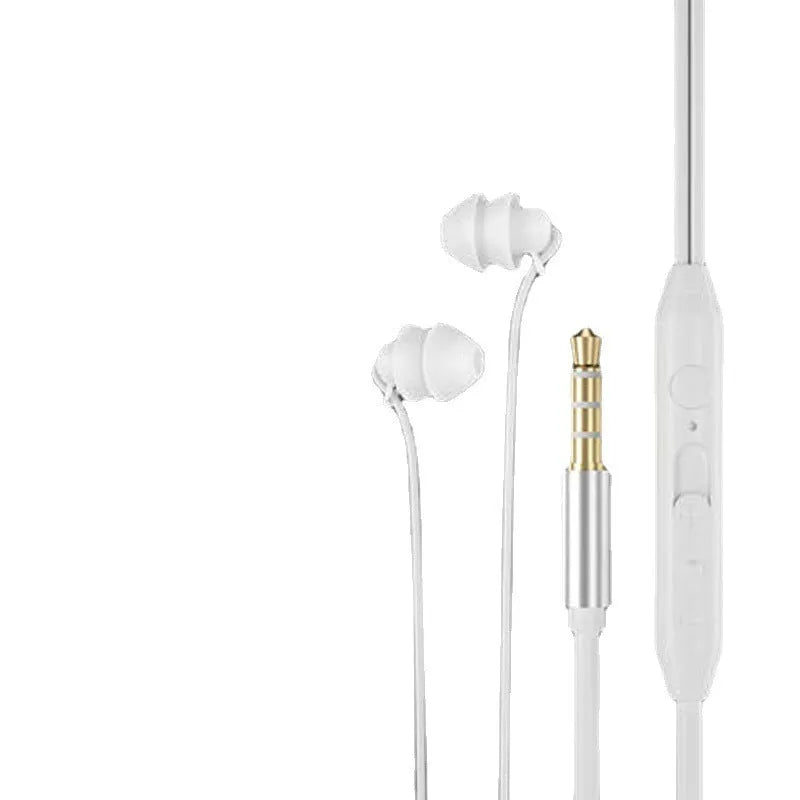 Second generation wired sleep headset with silicone earplugs and 1.2m TPE cable in multiple colours