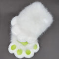 Colourful nylon animal claw cosplay gloves for fancy dress and Halloween costumes.
