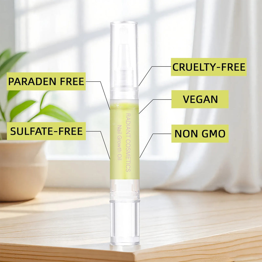 3ml nail growth treatment oil bottle for moisturising and promoting nail strength