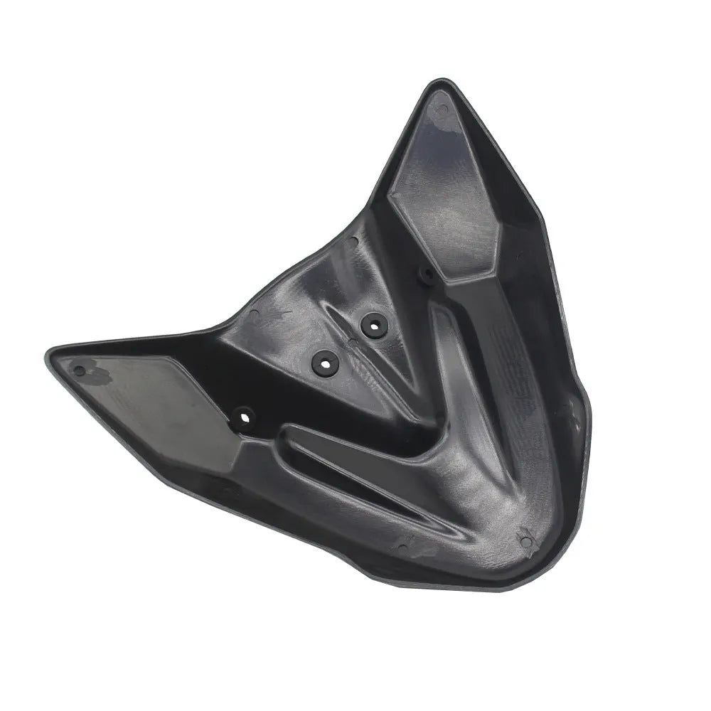 Black ABS fixed wind front wing for KTM Adventure motorcycles