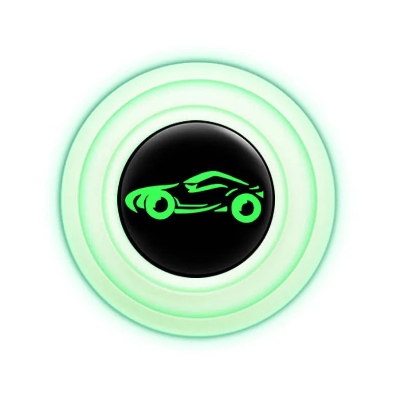Silicone car door shock absorber pad in black and luminous colours, 20mm size