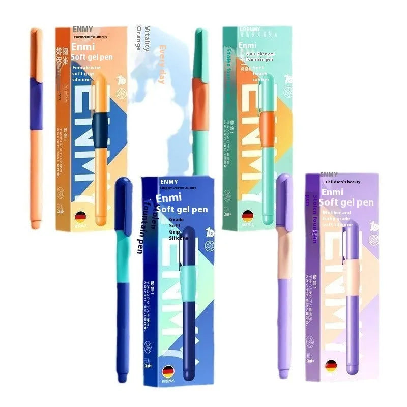 Student posture correction pen in blue, blue-green gradient, purple, and orange colour options