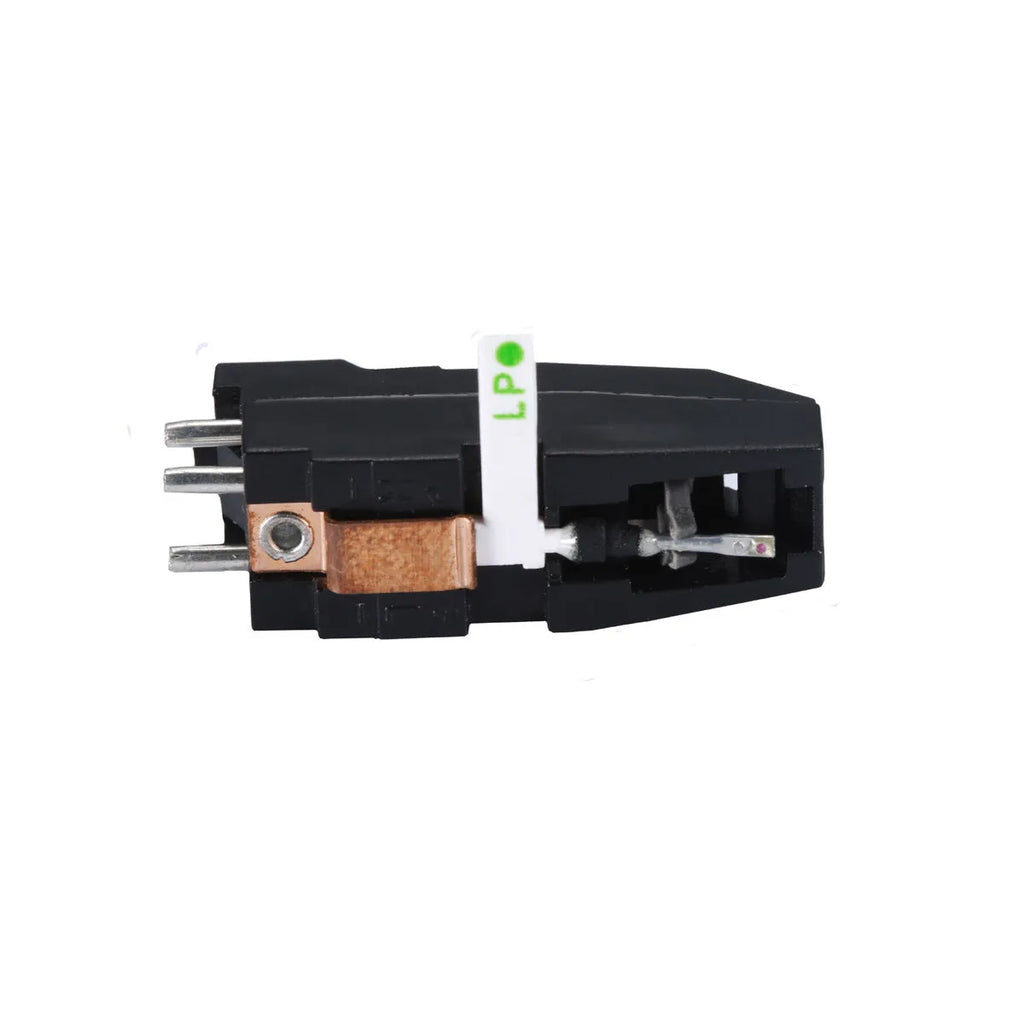 Magnetic cartridge for record player with double needle pickup and ABS shell