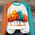 Green women's hoodie with 3D cartoon character printing showing stereo pattern effect