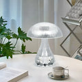 USB-rechargeable touch control night lamp with three-colour LED light