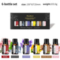 Water soluble aromatherapy essential oil gift box sets showing multiple bottle combinations