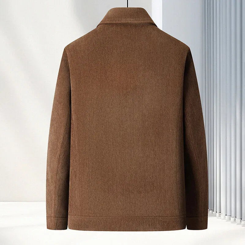 Men's slim fit lapel collar casual coat in a choice of colours