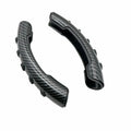 Carbon fibre black steering wheel anti-skid sleeve with 38cm diameter for universal car fit