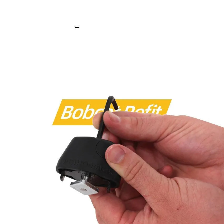 Steel cable lock with plastic sheath for securing equipment on a vehicle roof platform.