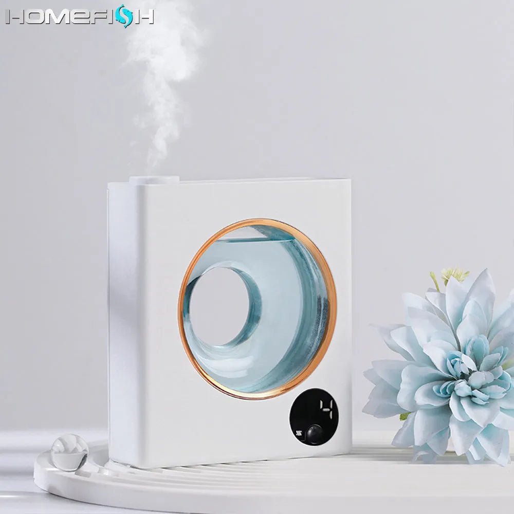 Small white wall-mounted automatic aromatherapy diffuser unit