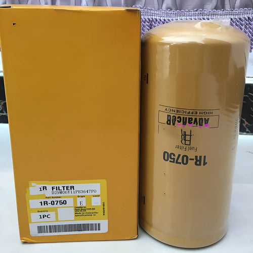 1R-0750 fuel filter element with specialist filter paper construction
