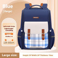Student schoolbag in oxford cloth with large capacity, shown in multiple colour options for grade 5-6 pupils