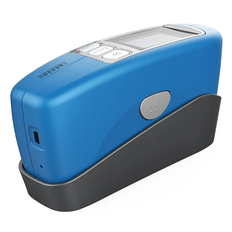 Ceramic brightness stone portable glossiness tester with measurement angle display