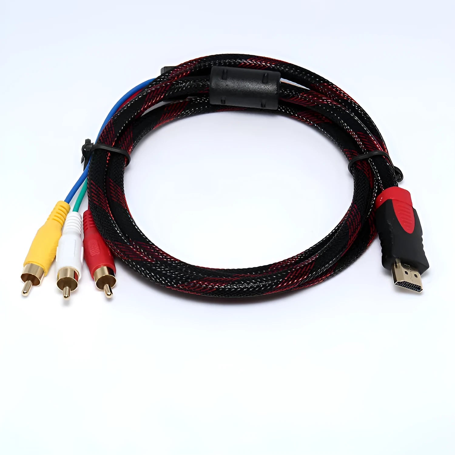 HDMI to AV15 M conversion wire with 1.5 metre cable length and alloy connectors