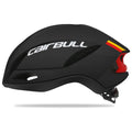 Road mountain bike cycling helmet aerodynamic windproof lightweight 290g 11 vents one-piece moulding black