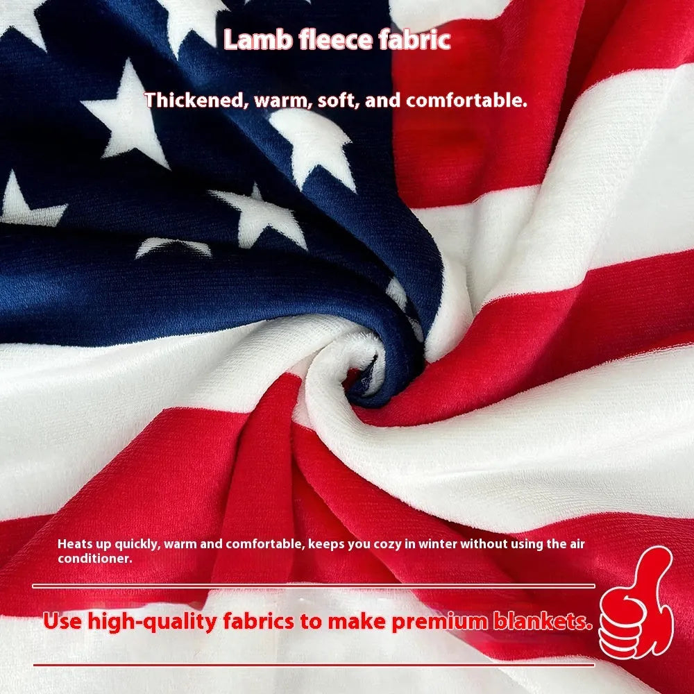 British style stripe polyester blanket for autumn and winter.