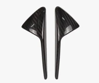 Tesla Model 3 XS side camera protection shell in matte black finish two pieces