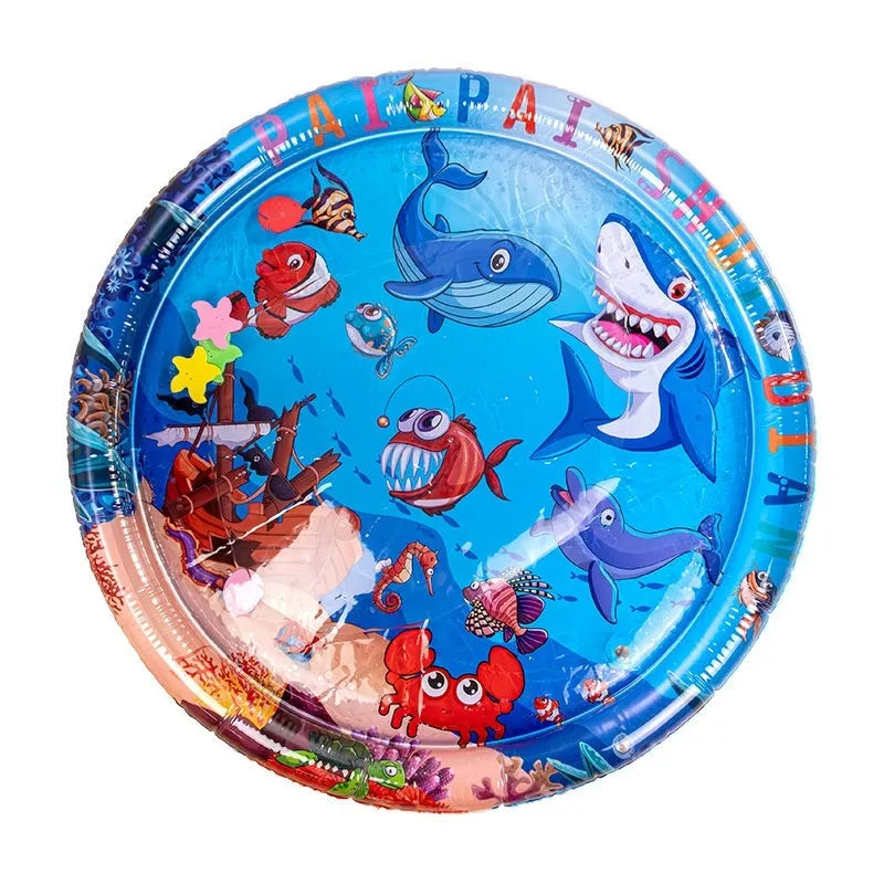 PVC inflatable water cushion pet cooling bed in aquatic designs
