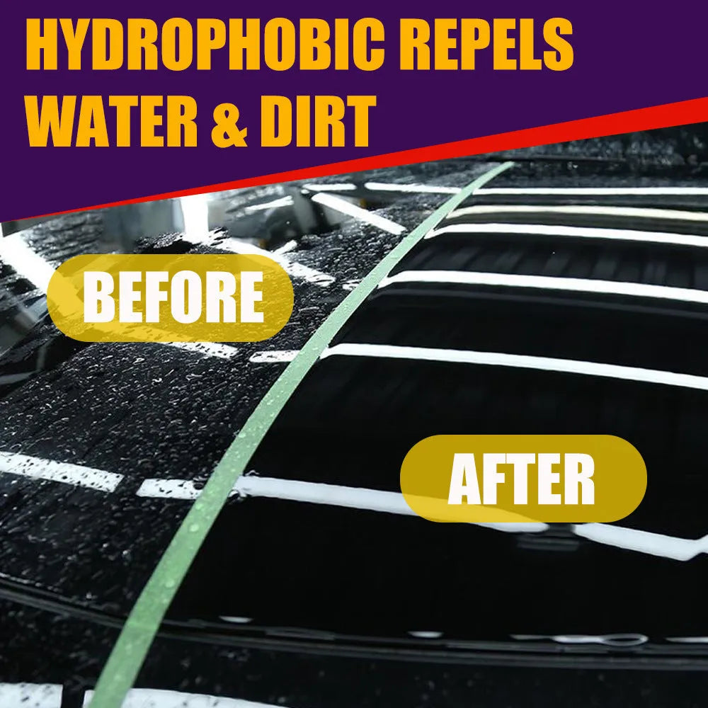 Purple automobile nano coating spray bottle with hand spray wax microplated crystal technology