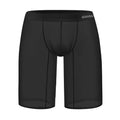 Men's knitted nylon mesh home shorts in solid colour with seamless construction