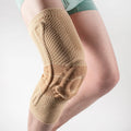 Adult black and blue nylon spandex basketball sports kneecap protector for running