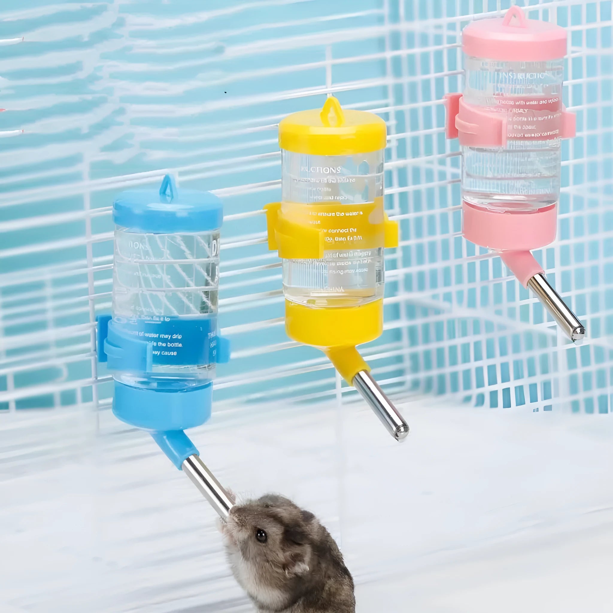 Plastic pet ball kettle water feeder in choice of colours with leak-proof design