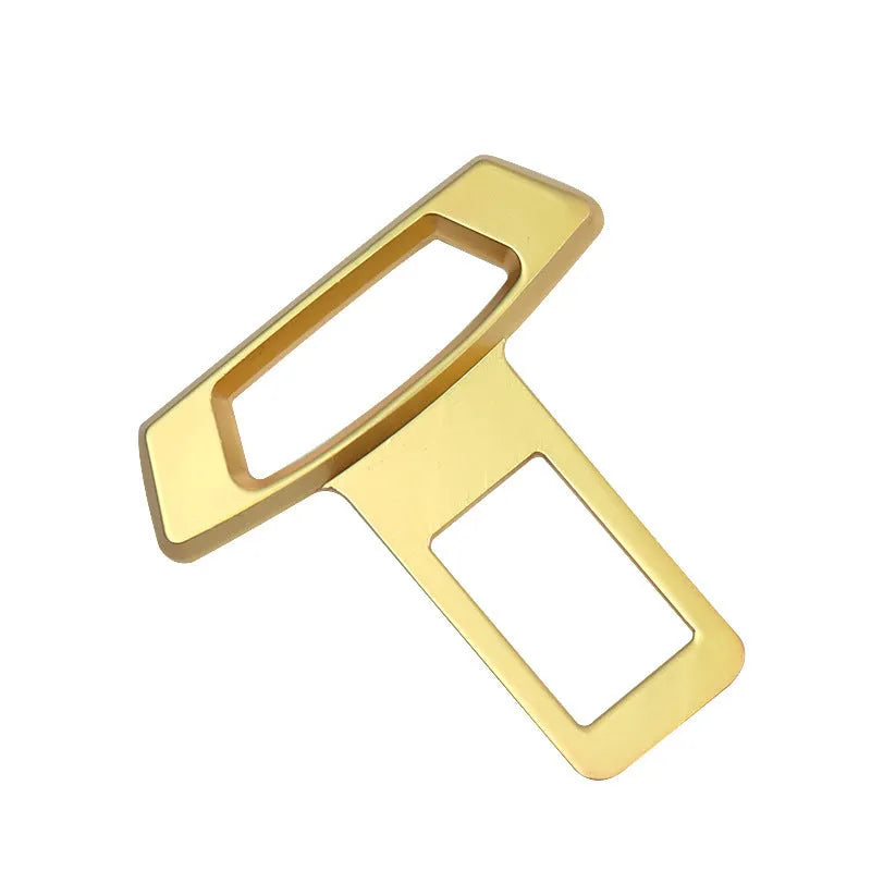 Metal car interior door pin silencer insert shown in matte black, gold, and silver colour options