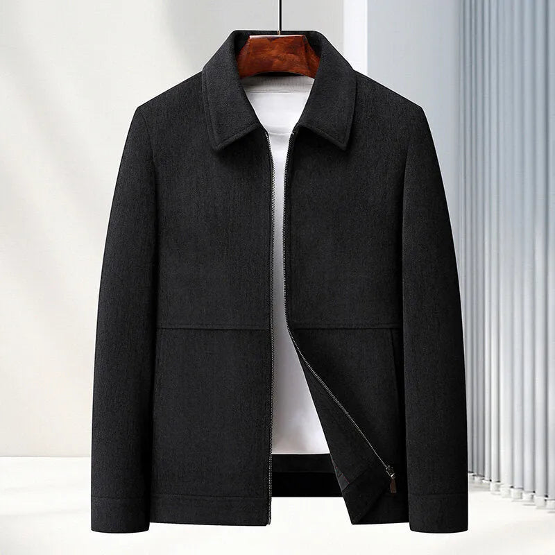 Men's slim fit lapel collar casual coat in a choice of colours