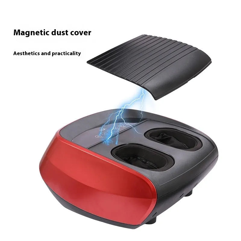 Flip automatic foot sole massager in red, black or white colour with infrared physiotherapy function