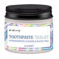 TP19 solid toothpaste tablets pack with 62 individual cleaning tablets for portable oral hygiene