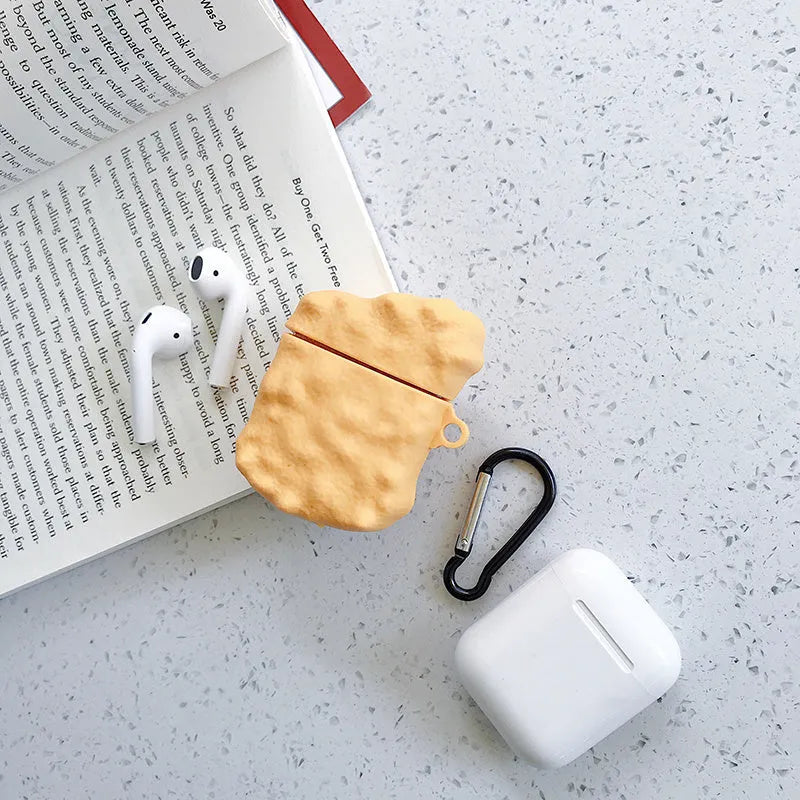 Cartoon animal print silicone case for Apple AirPods 1 and 2 in various colours