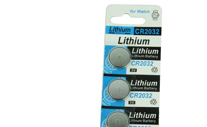Pack of 5 CR2032 3V lithium button batteries for electronic scales and remote controls