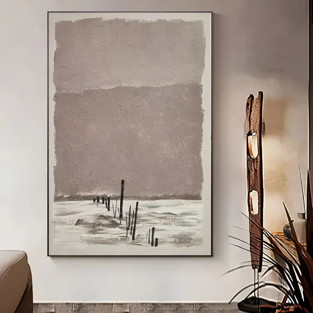 Handmade oil painting canvas wall art abstract modern decor for living room rolled frameless