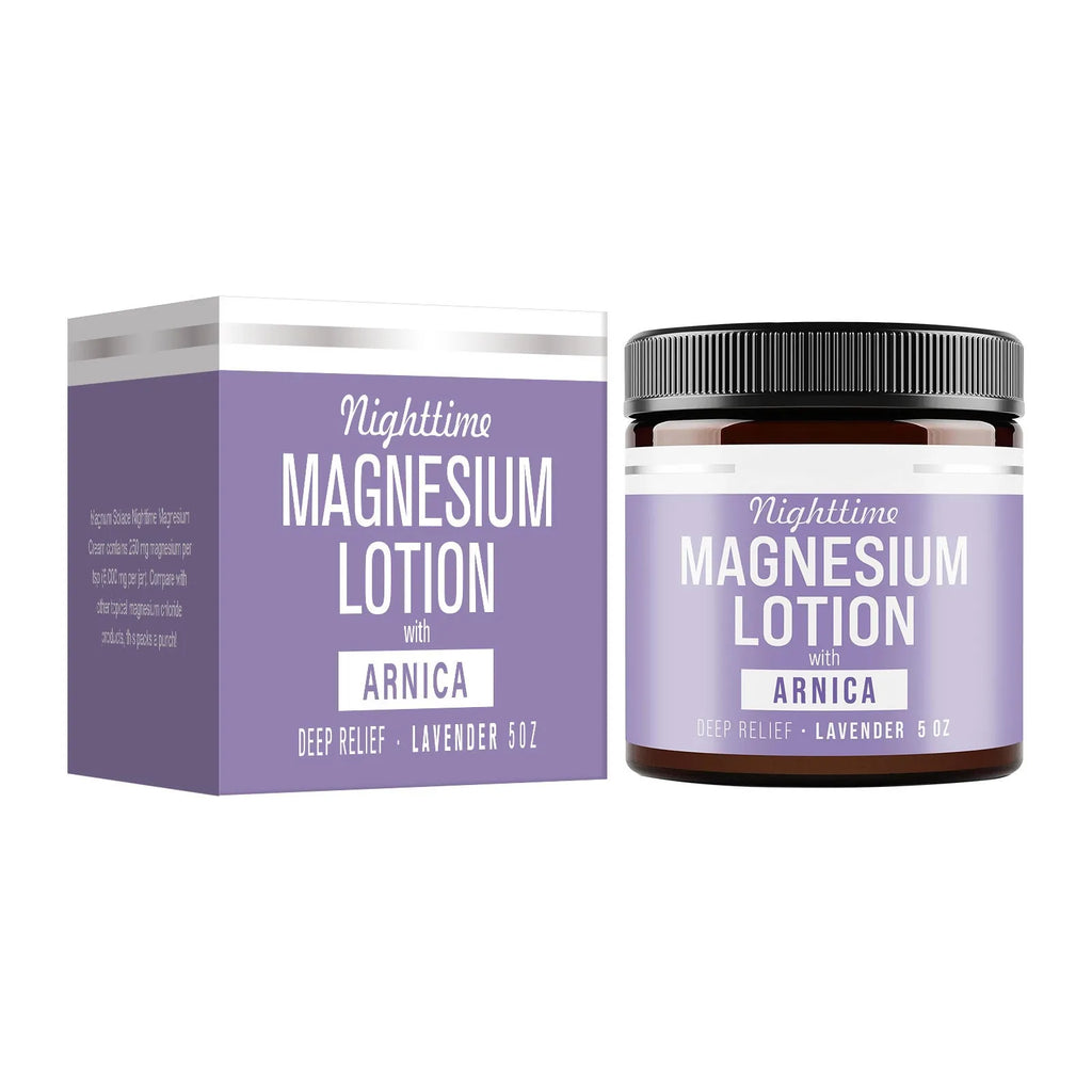 150ml magnesium body butter cream jar with shea butter and botanical extracts