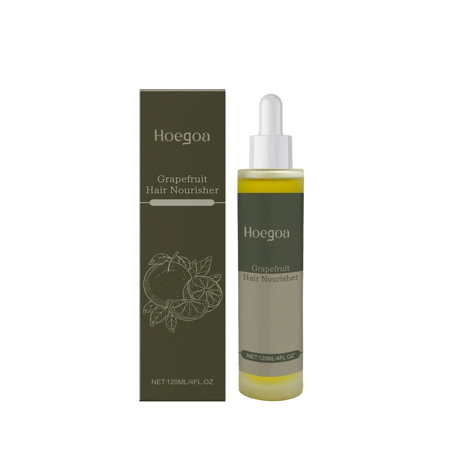 120ml grapefruit hair conditioner bottle with botanical oils and vitamin E