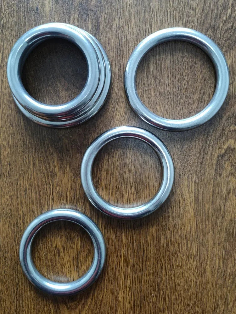 Wing Chun steel training ring in three sizes with electroplated carbon steel construction