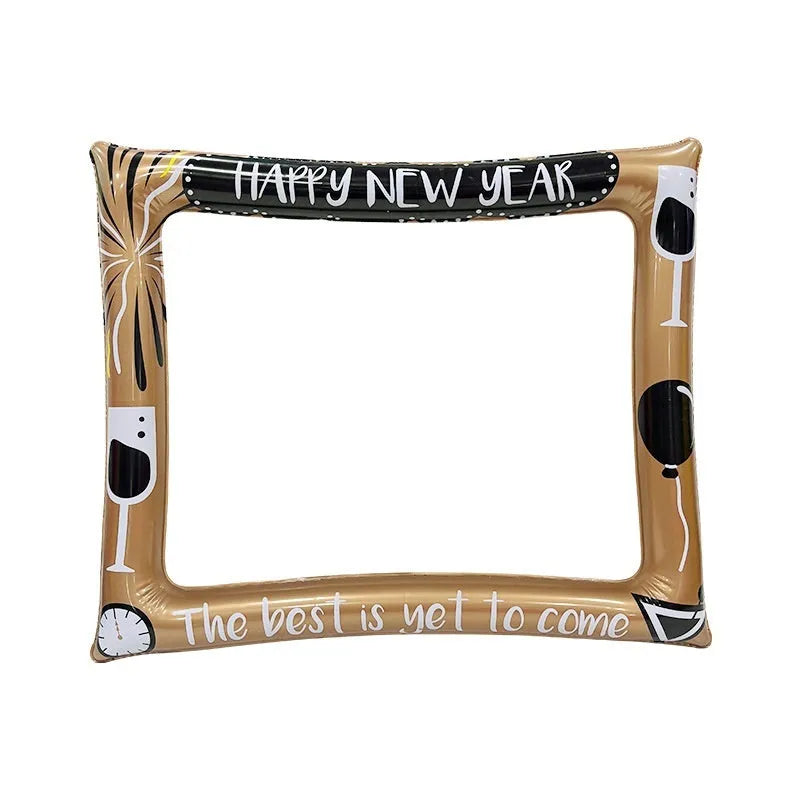 Christmas inflatable photo frame prop made from PVC material