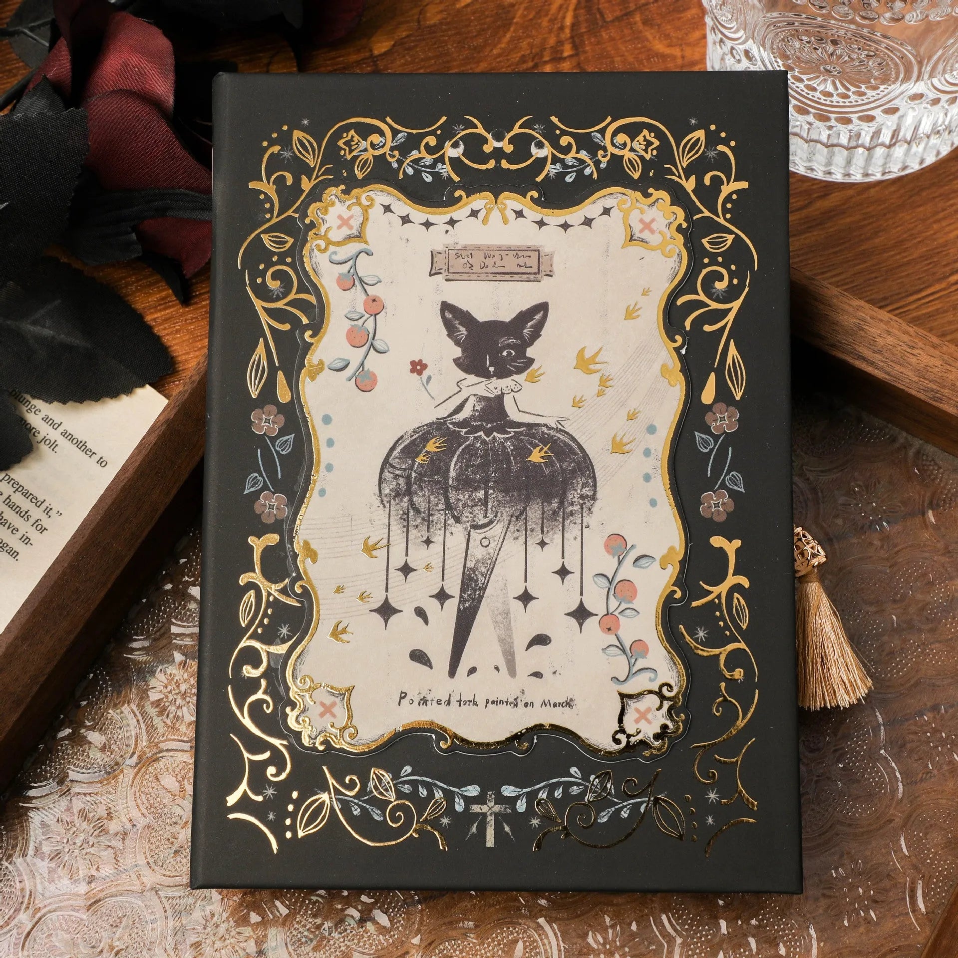 THALO Gothic retro style A5 notebook with choice of three artistic cover designs.