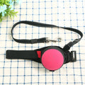 Automatic retractable dog leash extended to 3 metres, shown in vibrant orange colour.