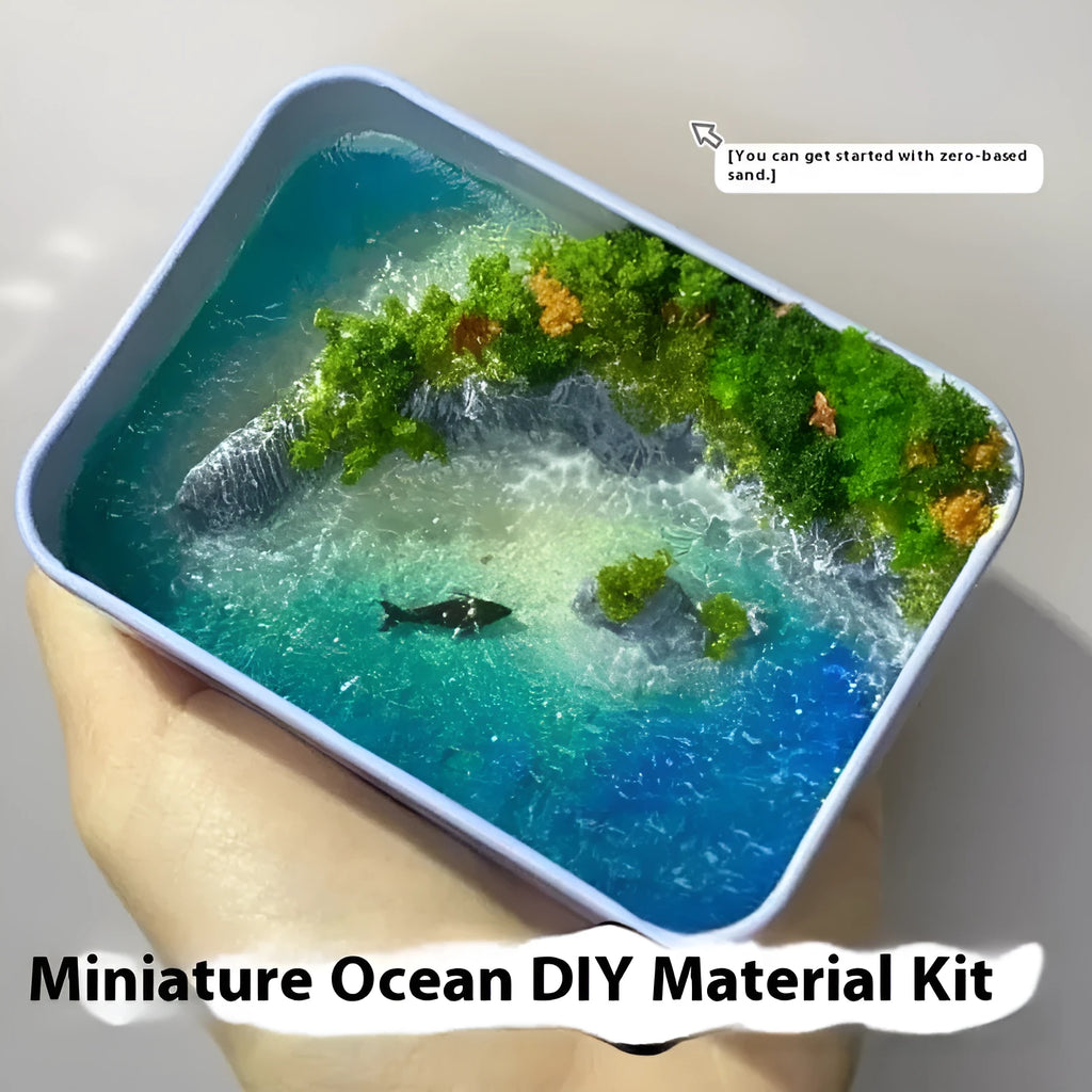 Handmade bamboo marine landscape ornament for DIY aquarium and craft projects