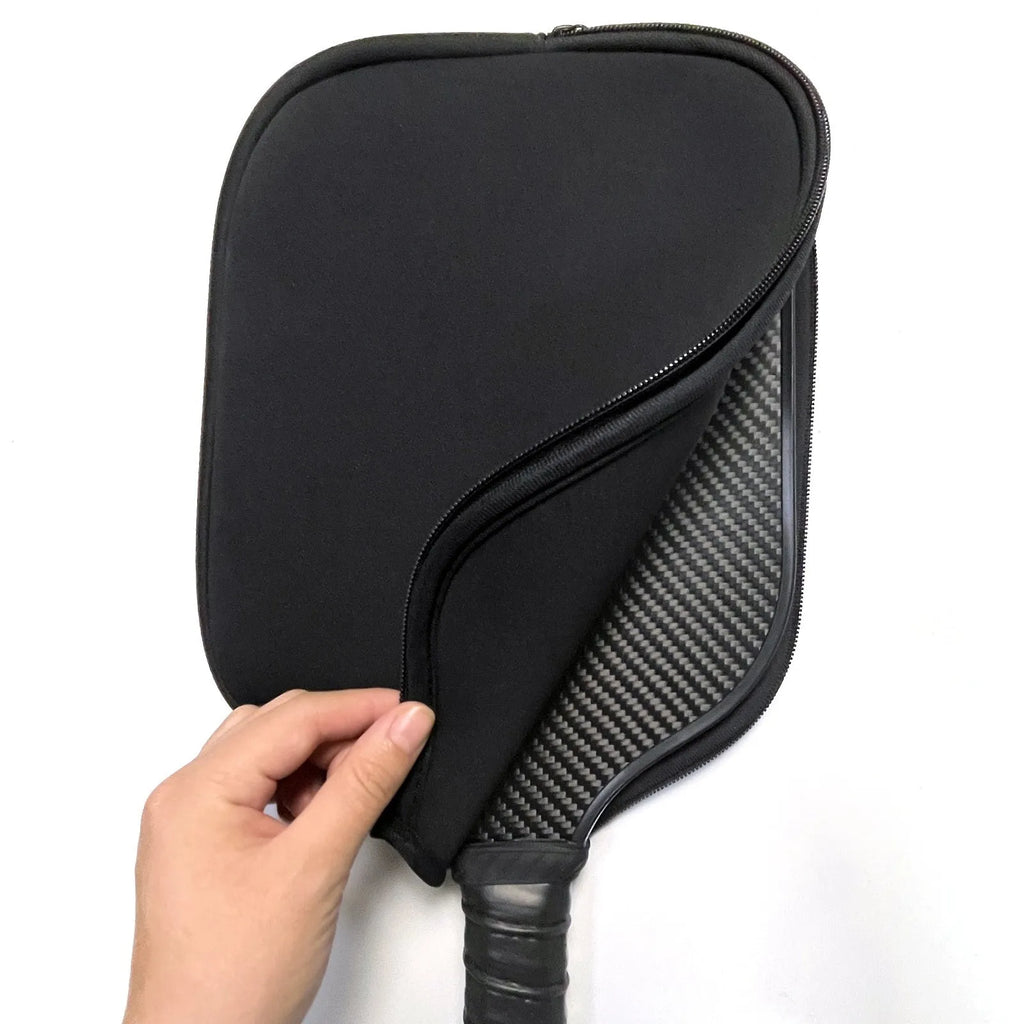 Peak Racket Protective Sleeve black neoprene cover for table tennis racket