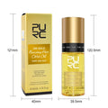 50ml yellow hair repair essential oil bottle for treating dyed and permed hair damage