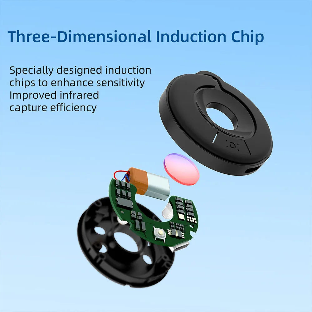 Compact infrared camera detector for hidden camera identification with 5-metre range