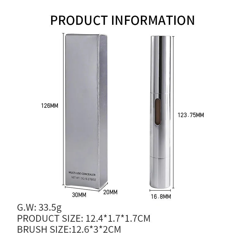 Waterproof contour concealer makeup stick shown in 24 different colour shades for nose and face sculpting.