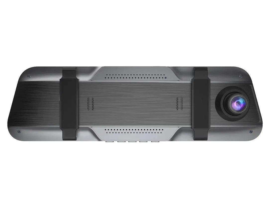10-inch touch screen car driving recorder mounted as rearview mirror with wide-angle lens