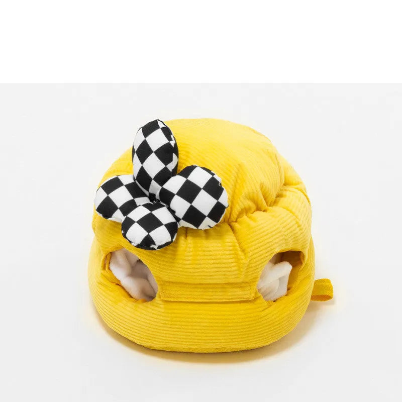 Pet dog food hiding educational toy in honey digging regular pattern made from polyester and pure cotton