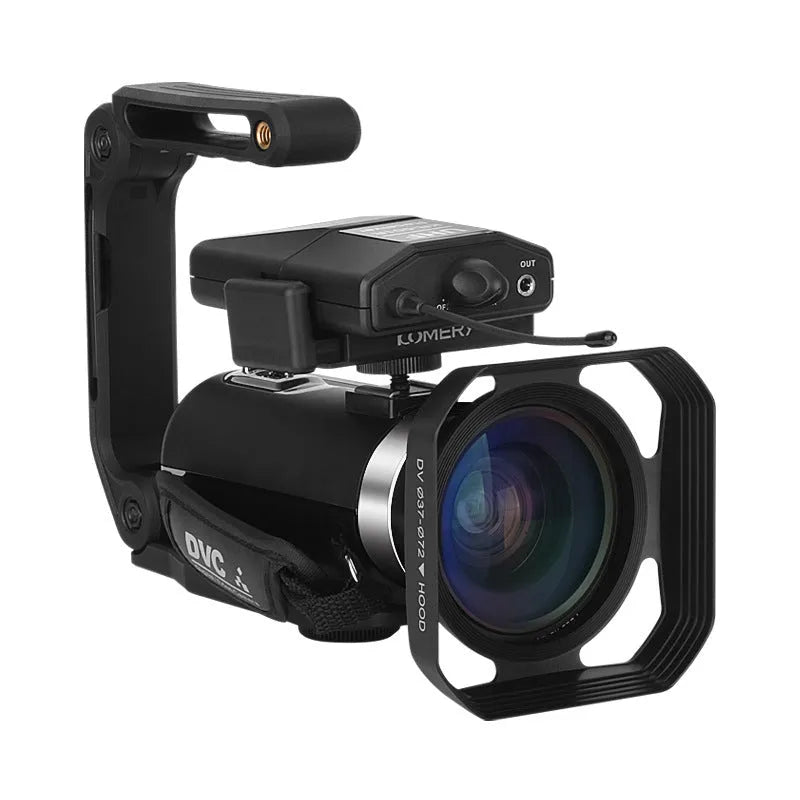 WIFI Digital HD Night Vision Camera in black with 3.0 inch LCD screen and 37MM lens mount